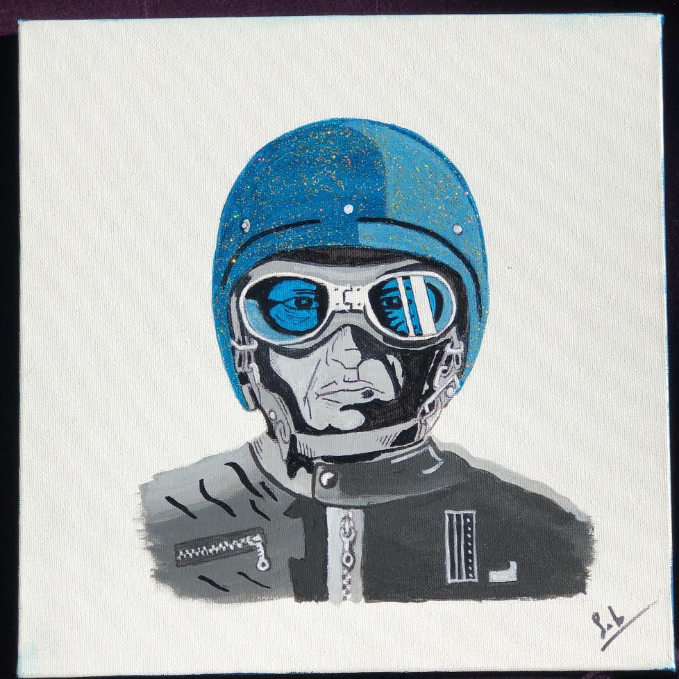 Toile tendue sur châssis
Artiste peintre SEB
Peinture acrylique et paillettes
Visible chez L'ENCADREUR sur le remblai des Sables d'Olonne
