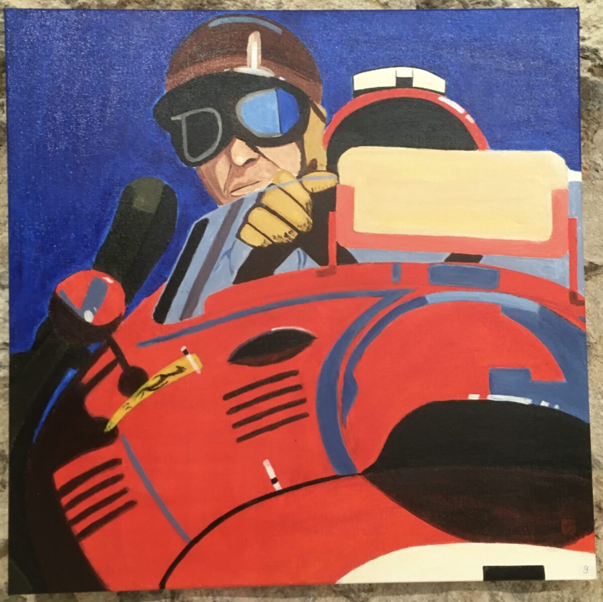 PILOTE DES ANÉES 50
TOILE DE L'ARTISTE SEB
PEINTURE ACRYLIQUE