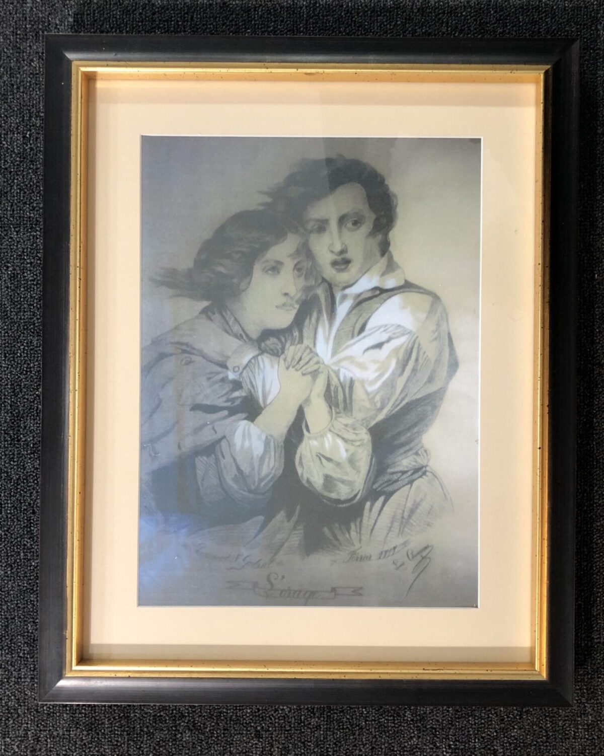 L'ORAGE LOUIS CHAUVAU
MAGNIFIQUE OEUVREDEL'ARTISTE VENDÉEN
PASSE PARTOUT SABLE
BAGUETTE STYLE ANCIEN DE CHEZ EUROBAGUETTE
FAIT PAR L'ENCADREUR DE LA GALERIE BLANCHE AUX SABLES D'OLONNE