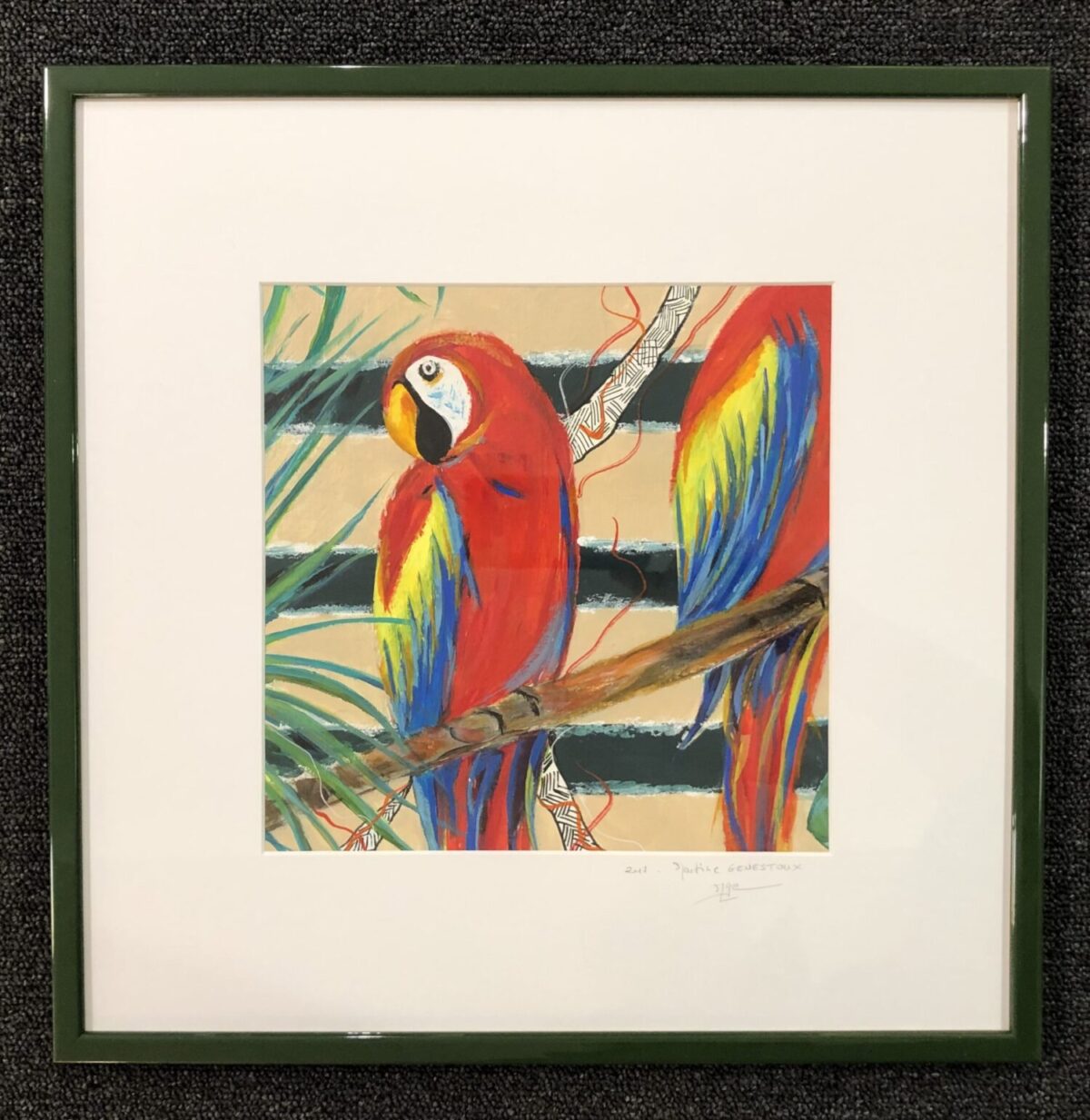 MARTINE GENESTOUX
OEUVRE PASTELLE
PASSE BEIGE
BAGUETTE VERTE VERNIS
L'ENCADREUR DE LA GALERIE BLANCHE LES SABLES D'OLONNE