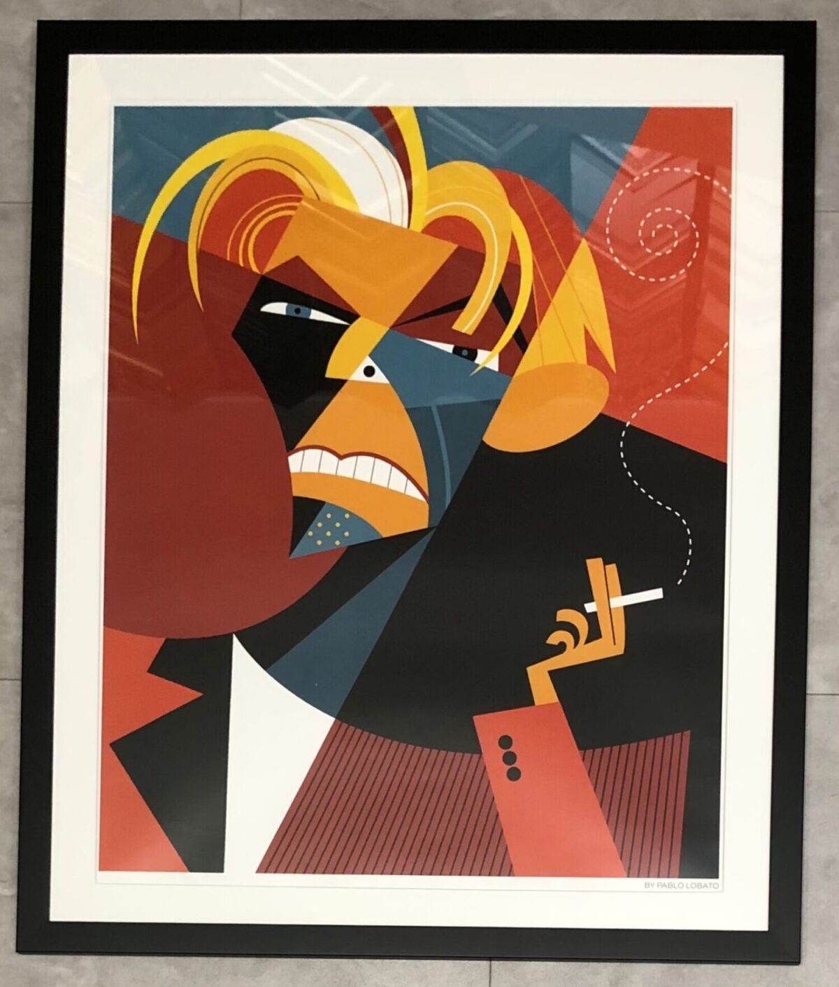 DAVID BOWIE / PABLO LONATO
REPROGRAPHIE
PASSE PARTOUT CRESCENT BLANC
BAGUETTENOIR MAT DE CHEZ OUEST MOULURES
RÉALISÉ AUX SABLES D'OLNNE À LA GALERIE BLANCHE PAR L'ENCADREUR