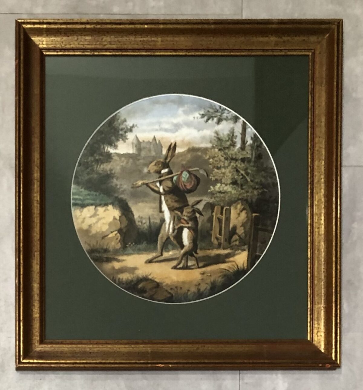 ANCIENNE CÉRAMIQUE
ENCADRÉE AVEC UN PASSE PARTOUT KAKI ET UNE BAGUETTE MOULUREX OR VIEILLI
L'ENCADREUR 85100