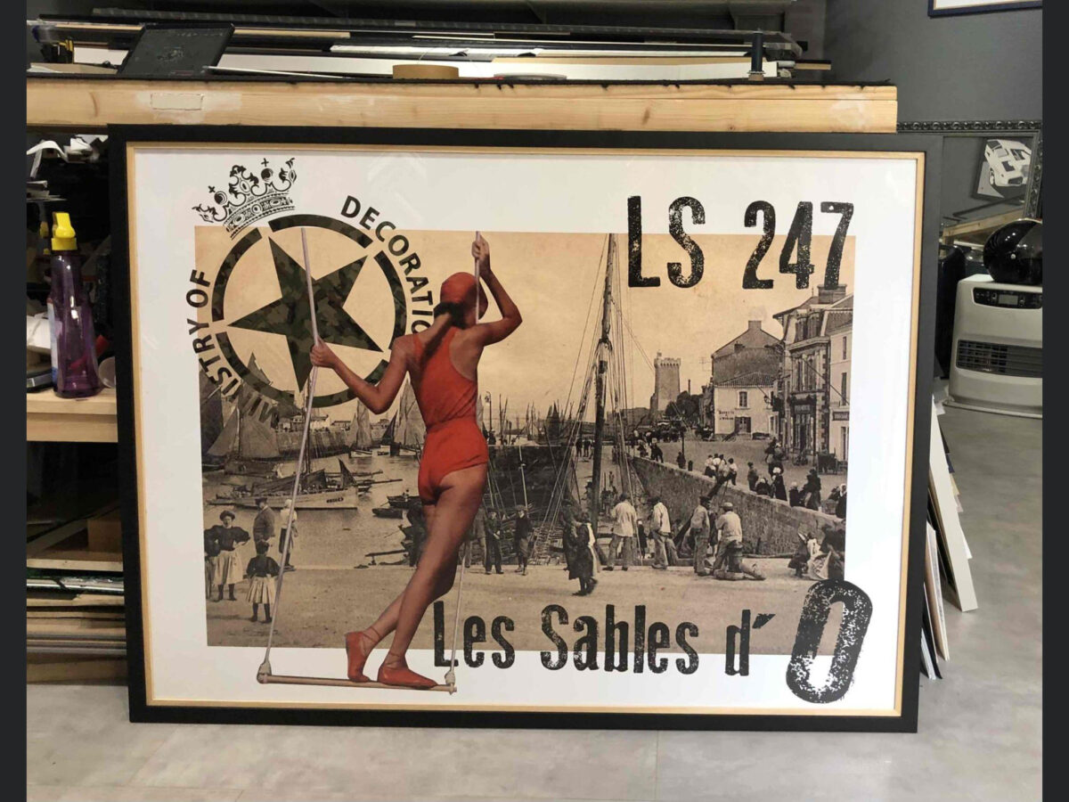 LES SABLES D'OLONNE
AFFICHE RÉTRO
DOUBLE BAGUETTE D'EUROBAGUETTE
L'ENCADREUR
LES SABLES D'OLONNE
