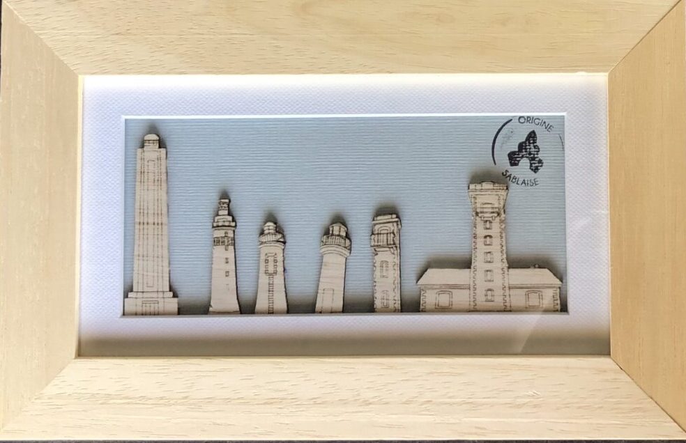 création ORIGINE SABLAISE de SEB 
fait dans mon atelier d'encadrement sur mesure 