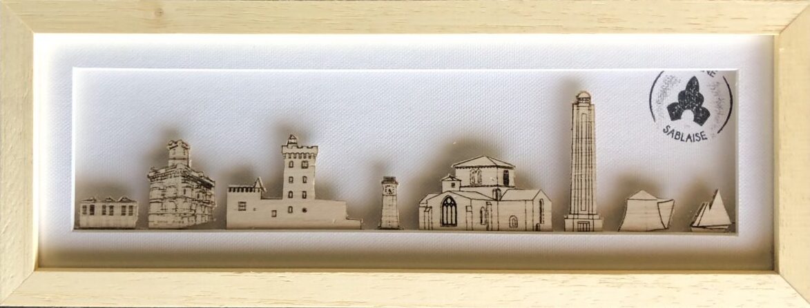 LIGNE SABLAISE D'ORIGINE SABLAISE
création de SEB 
réalisée en balsa et ayus
représentation du typique sablais