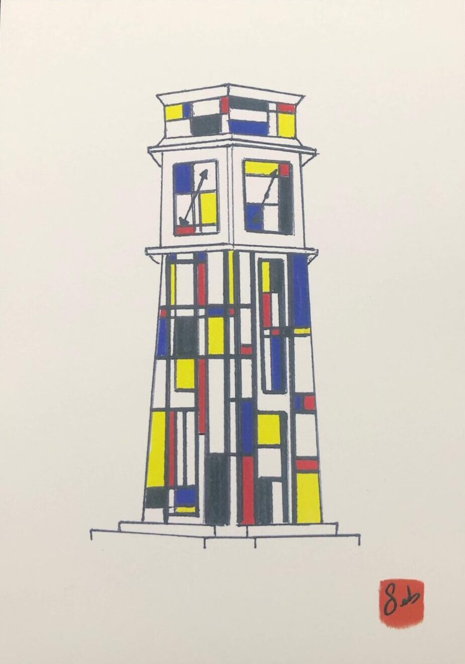 PENDUL’ART MONDRIAN