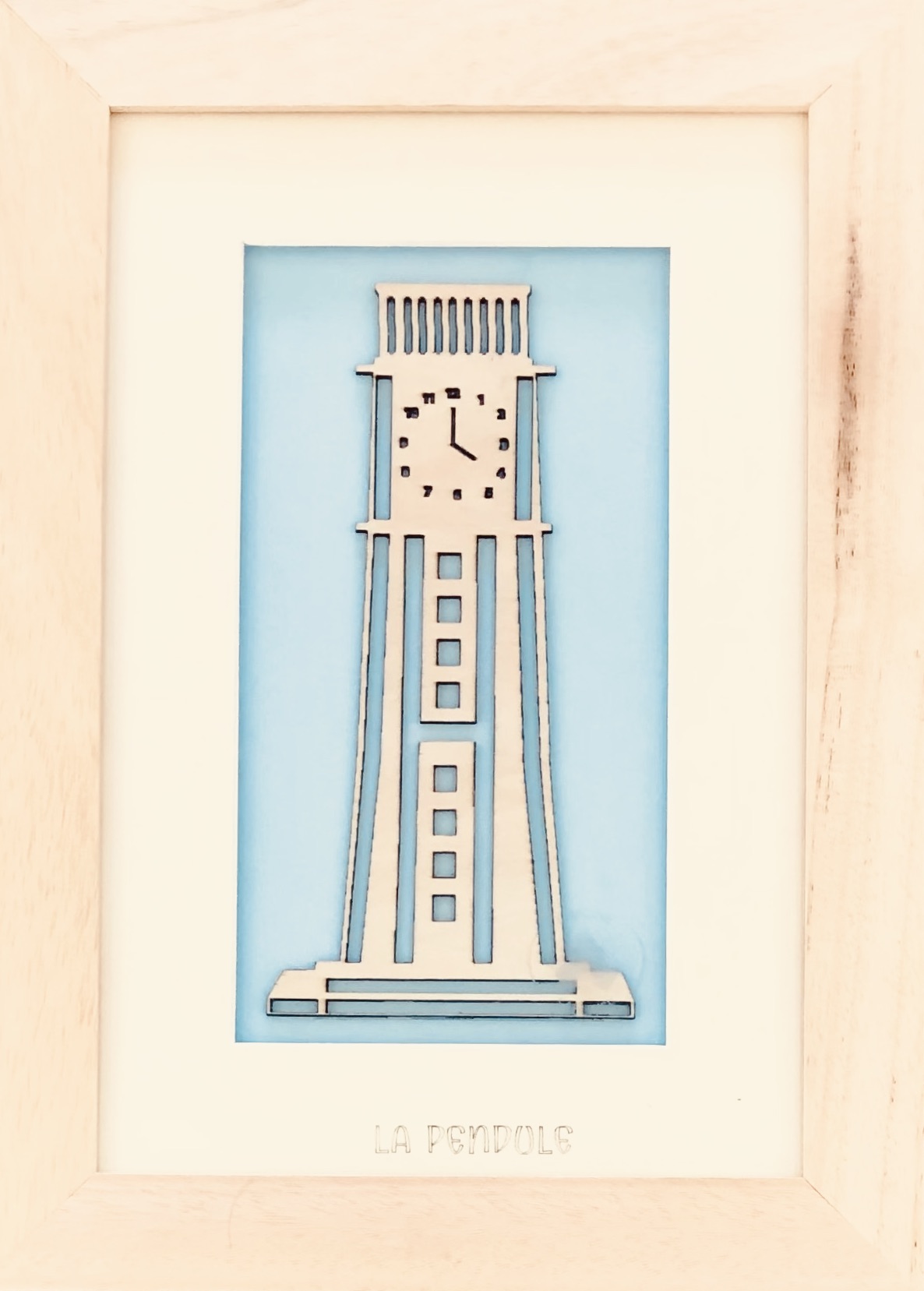PENDULE ORIGINE SABLAISE BOIS